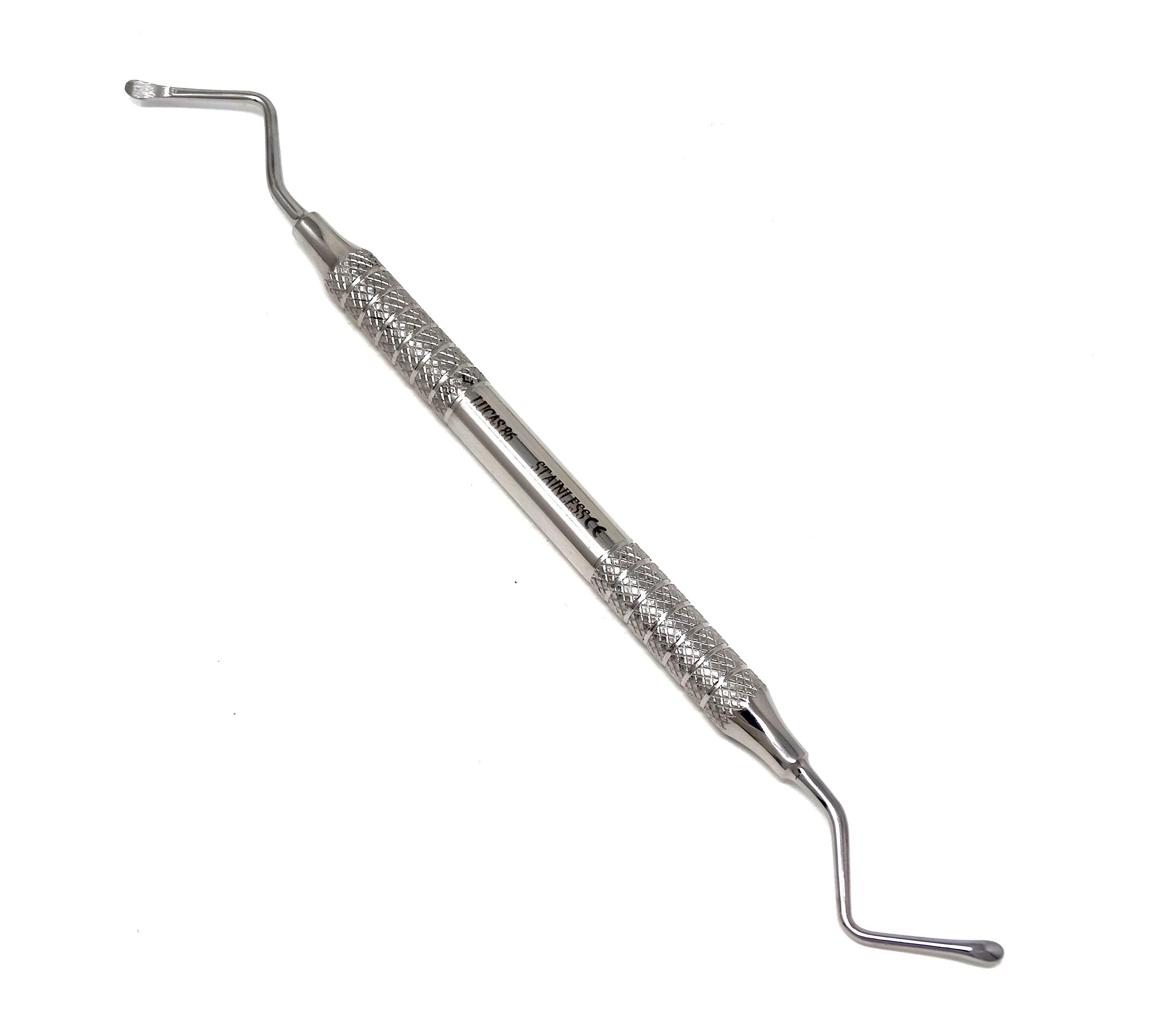 Lucas Bone Curette #86, Hollow handle, Ultra Light, Stainless Steel, Double Ended (PACK OF 1)