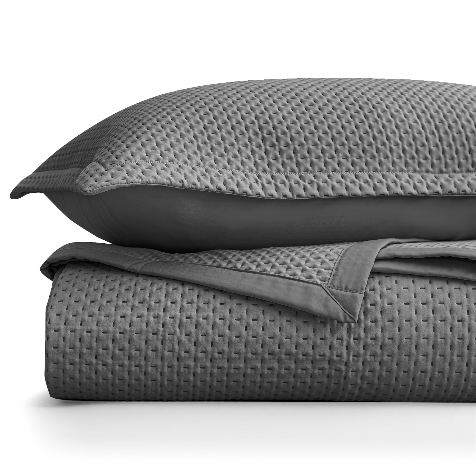 OKYUK Luxury Bedspreads King Size- Reversible Bed Throw King Size with Ultrasonic Quilting - Image 3