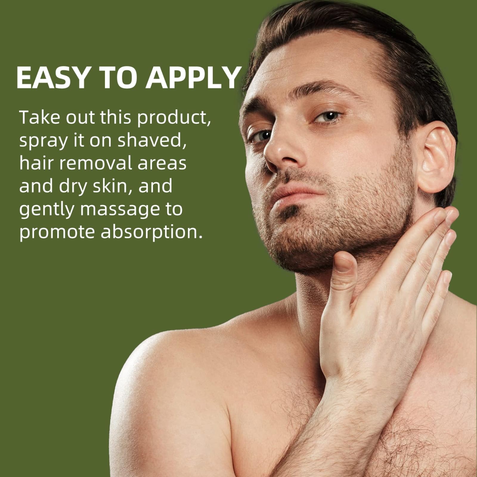 Spray per barba con olio di cocco per uomo, olio smischiante leggero per la barba, arricchito con vaniglia e orchidea, cura senza risciacquo ad assorbimento rapido, idrata e disciplina, 150 ml