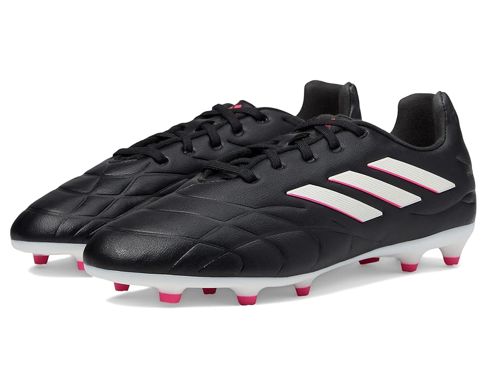 adidas Kids Copa Pure.3 Firm Ground Soccer Cleat (Little Kid/Big Kid) (Black/Zero Metallic) Kid's Shoes INTERNATIONAL SHIPPING