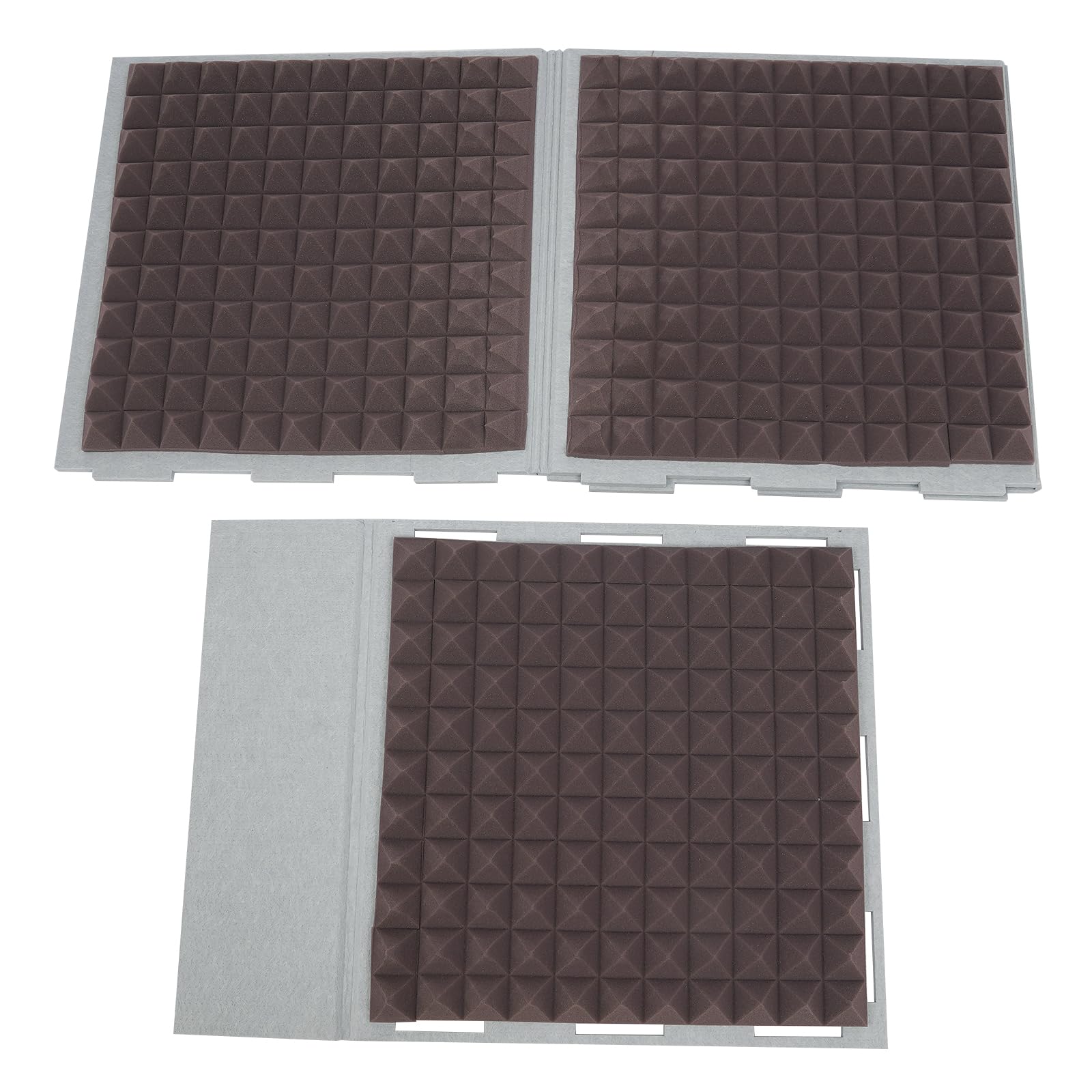 OUKANING Tragbare Schallschutz Box 60cm, faltbar für Home-Studio, Podcast | Faltbare Schallschutzhaube mit Akustikschaum. für Podcast, Gesang, Studio. Leicht & kompakt