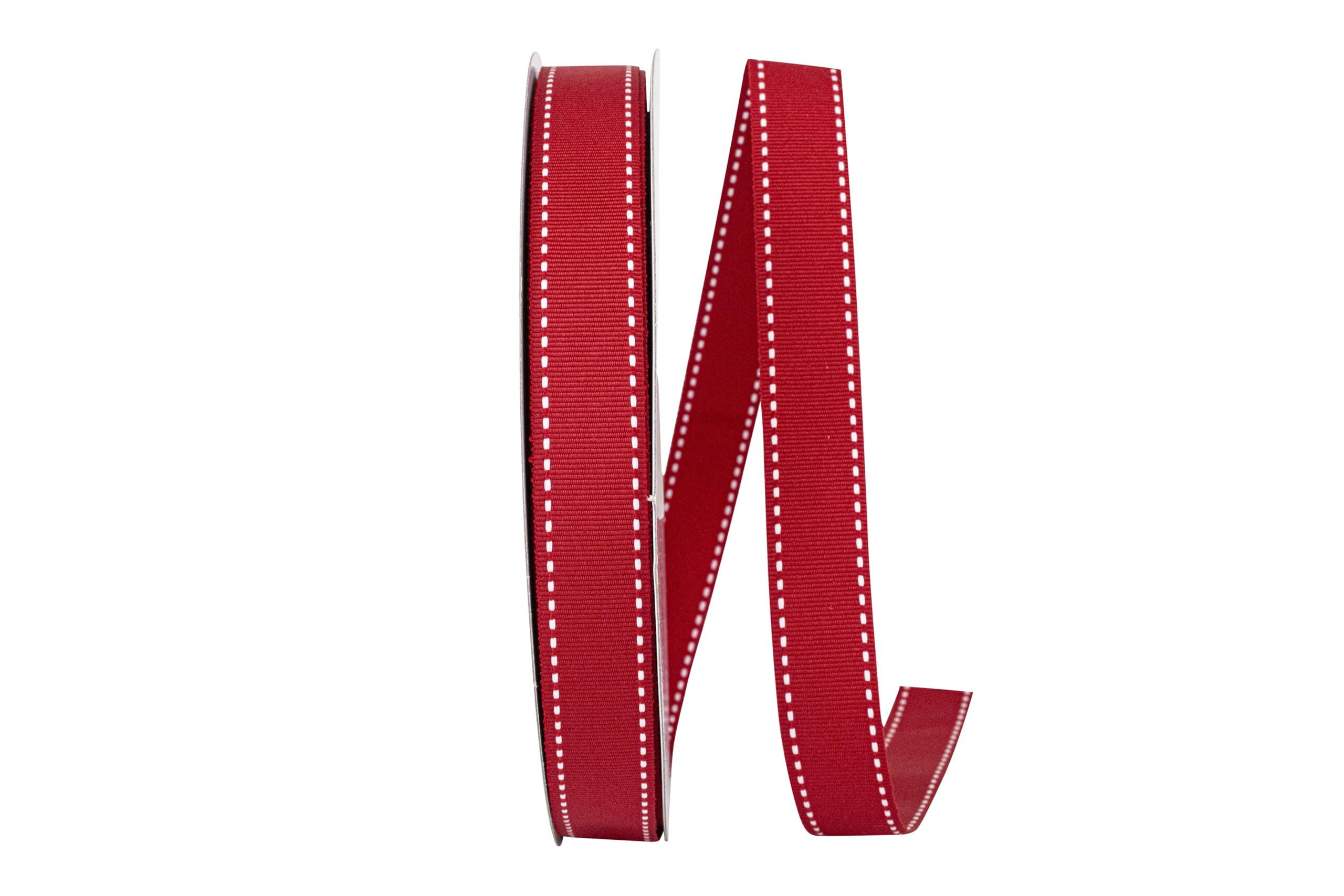 Ruban rouge Reliant Ribbon 92910W-001-40F de 2,2 cm x 45,7 m pour tous vos projets de mercerie