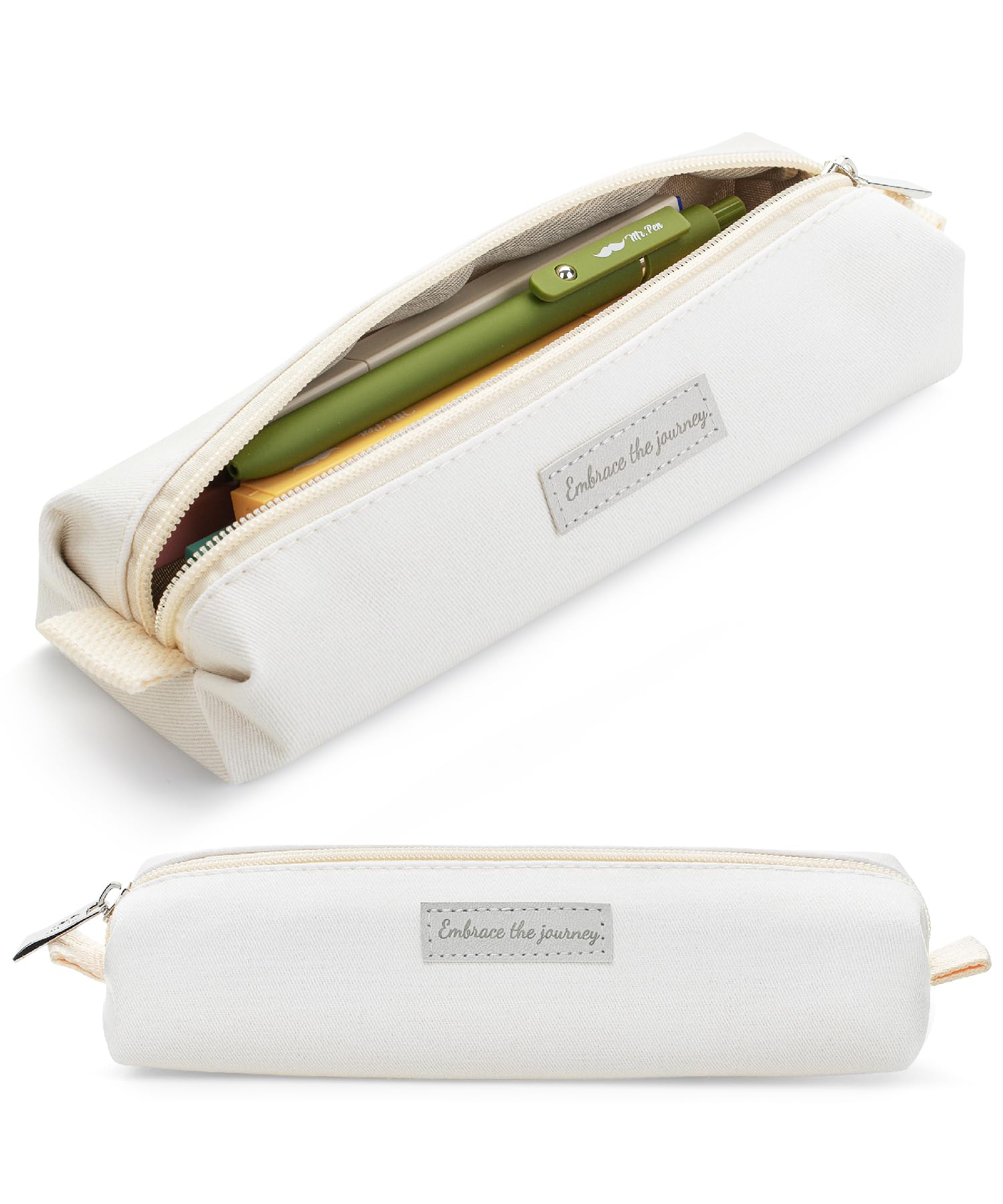 Amazon.com: Mr. Pen- Cute Pencil Case Pouch, Cream Color