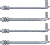 Vista 15 de VIVIDA Bisagra de Puerta con Perno en J de 6", Bisagra de Poste con Perno en J con Pasador Macho de 5/8", para Puerta de Cerca de Malla de Cadena