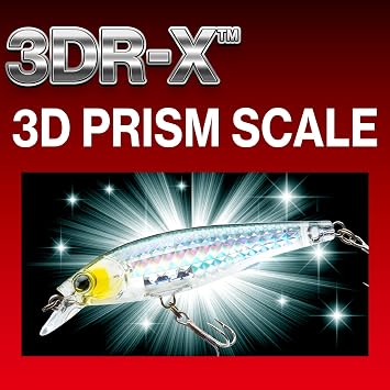 Yo-Zuri R1434-PSBL: 3Dr-X Pencil (F) 75Mm 3, Prism Silver Black