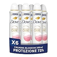 Dove Deodorante Spray Advanced Care Calming Blossom, con Formula Idratante e Delicata sulla Pelle