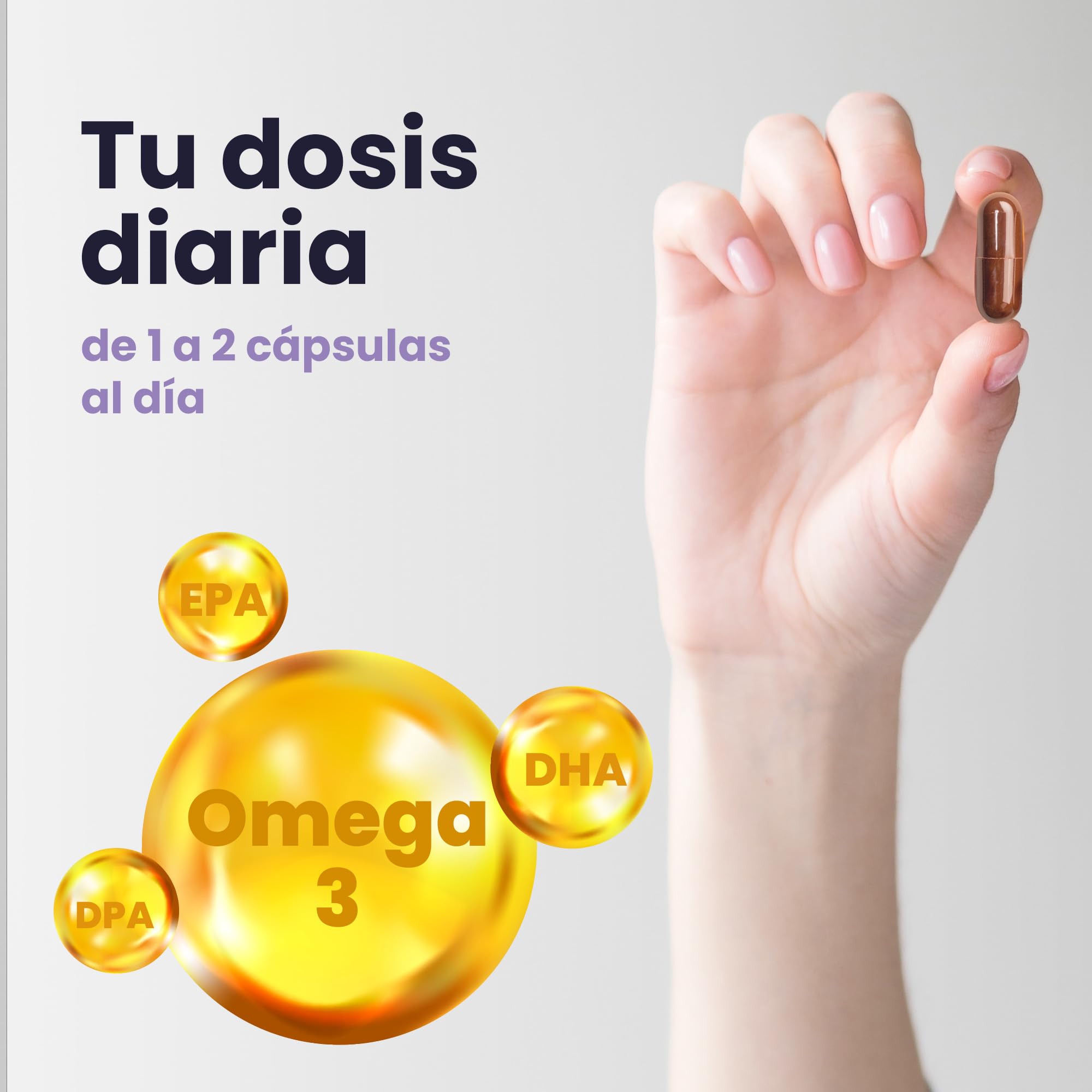 by Brudy Lab - Omega 3 Menopausia - 8 en 1– Cápsulas con DHA, EPA y DPA en Triglicéridos, con Vitaminas y Minerales - Alivia los Síntomas de la Menopausia - Sin Gluten ni Lácteos - 60 Cápsulas