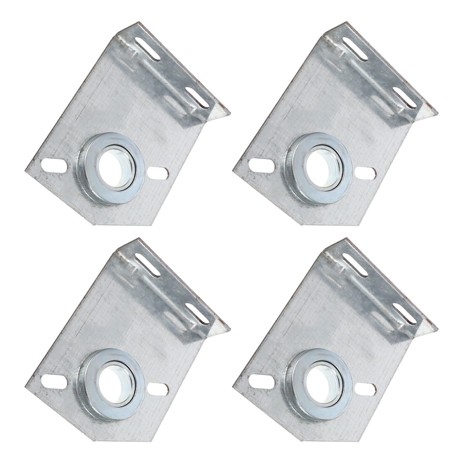 4 Piezas Soporte Central para Puerta de Garaje, Cojinete 2,5cm