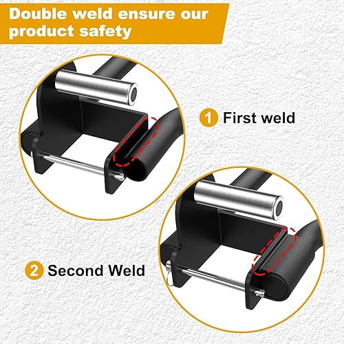 Miniatura 5 de Kipika Accesorio para minas terrestres en fila en T Plataforma de fila resistente con giratorio Adecuado para barras estándar y olímpicas Ideal