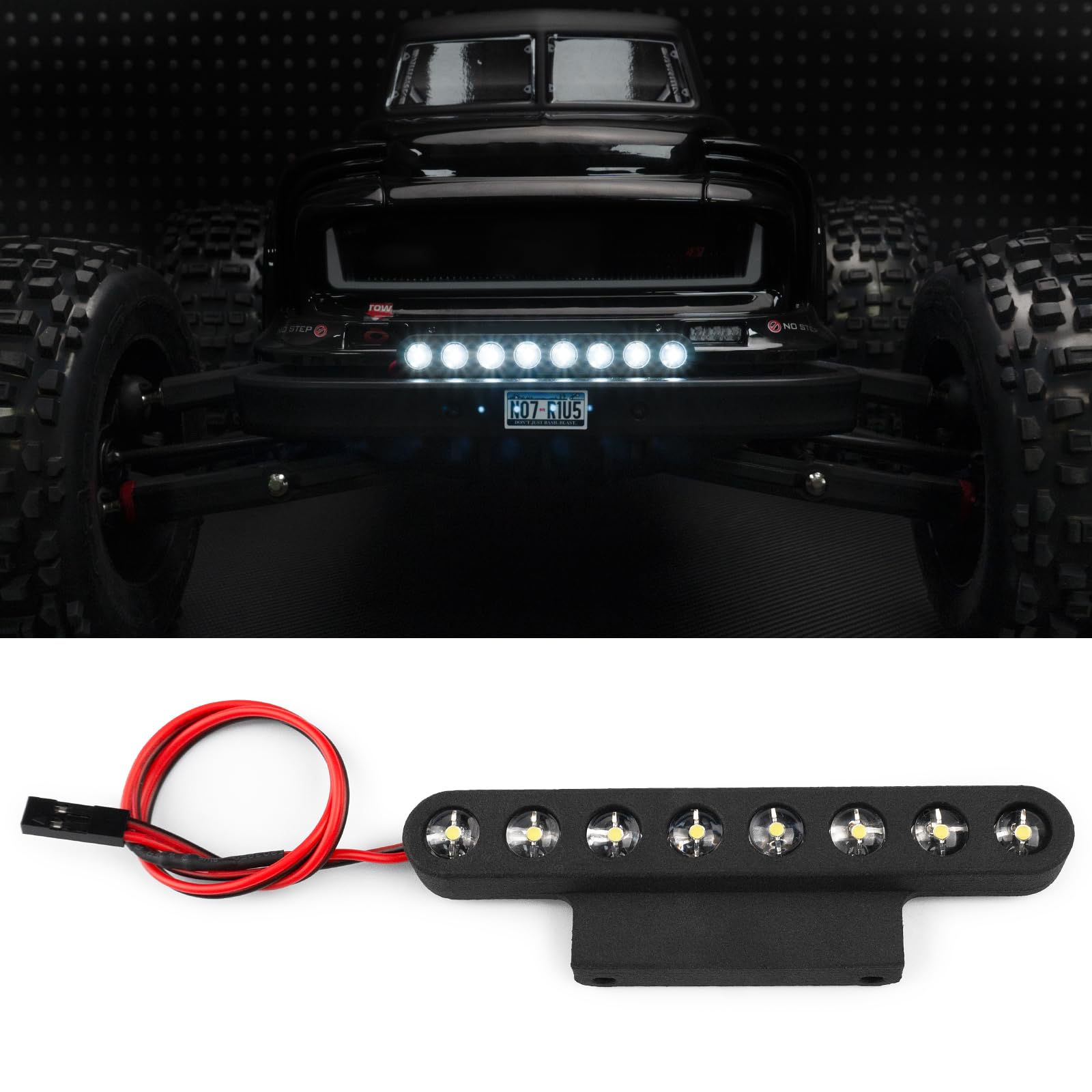 1/8 Front and Rear LED Lights for 1/8 ARRMA Notorious 6S V6 BLX