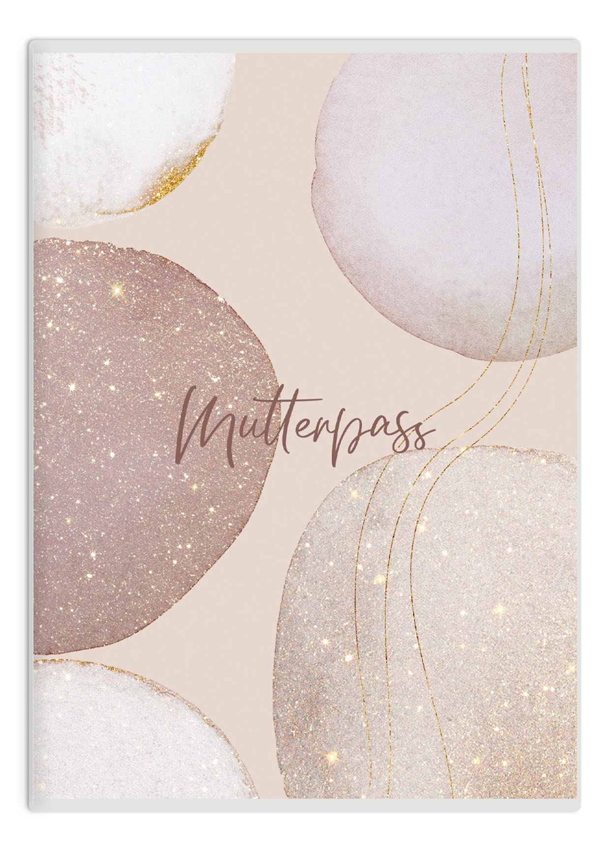 HIMMEL.HERZ.PAPIER® Mutterpasshülle - Mutterpass Schutzhülle - Hochwertige Mutterpass-hülle - Mütterpasshüllen - Glow