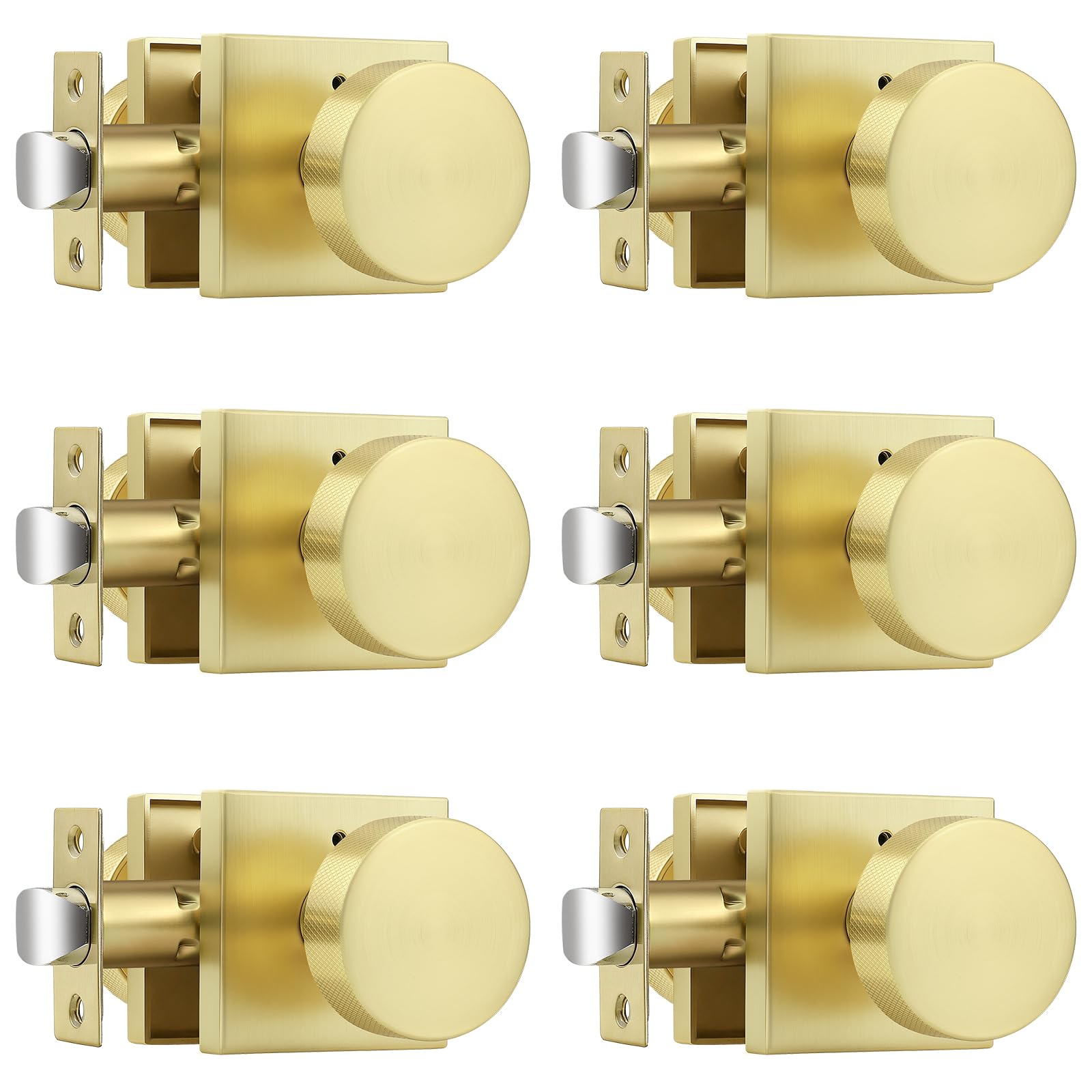 Probrico Black Door Knobs - 3 Pack Privacy Knobs -18 Probrico Black Door Knobs - 3 Pack Privacy Knobs -18