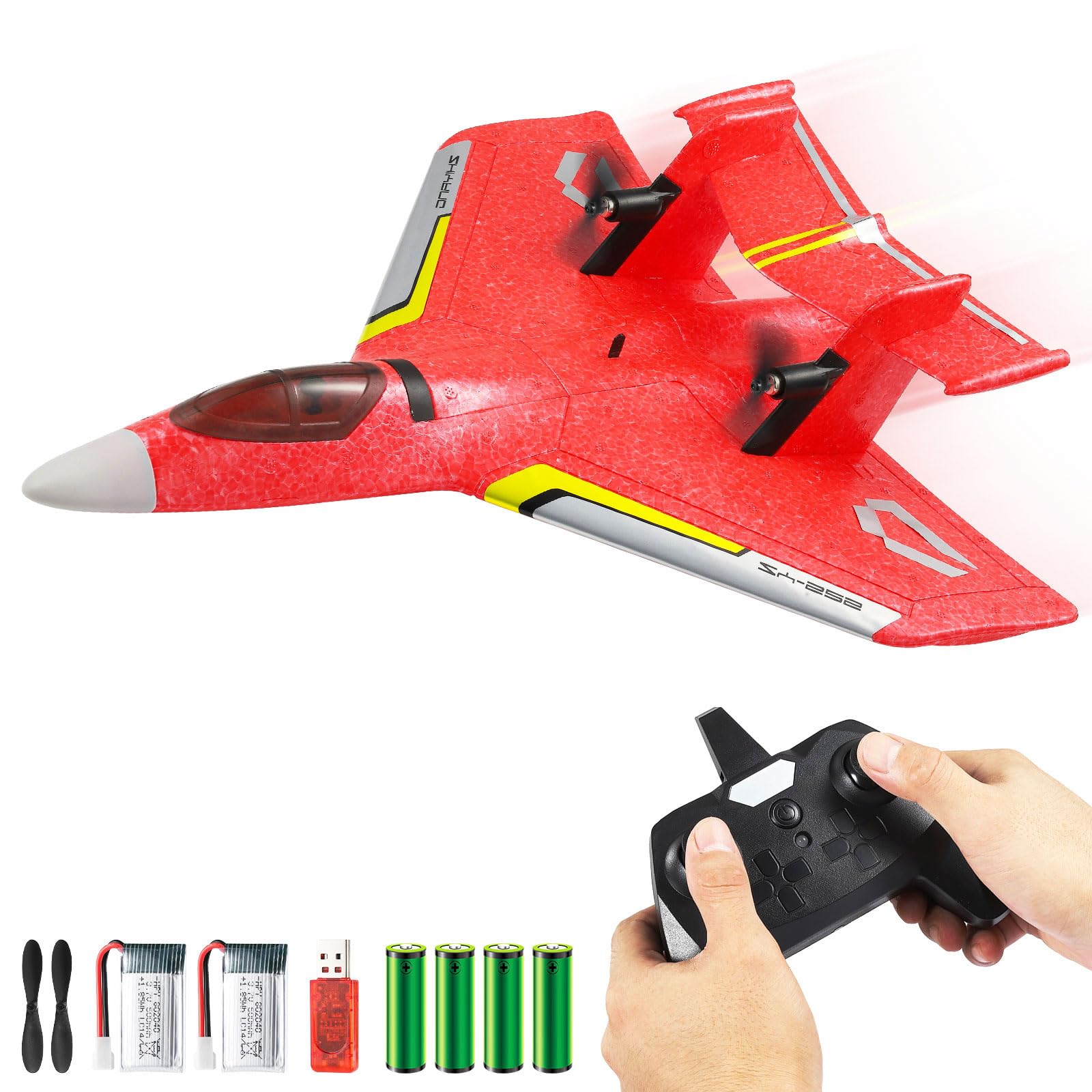 Play with Airplane クリスタルP DYODYORC RC Plane 2CH Remote Control Airplane with Gyro Stabilizer