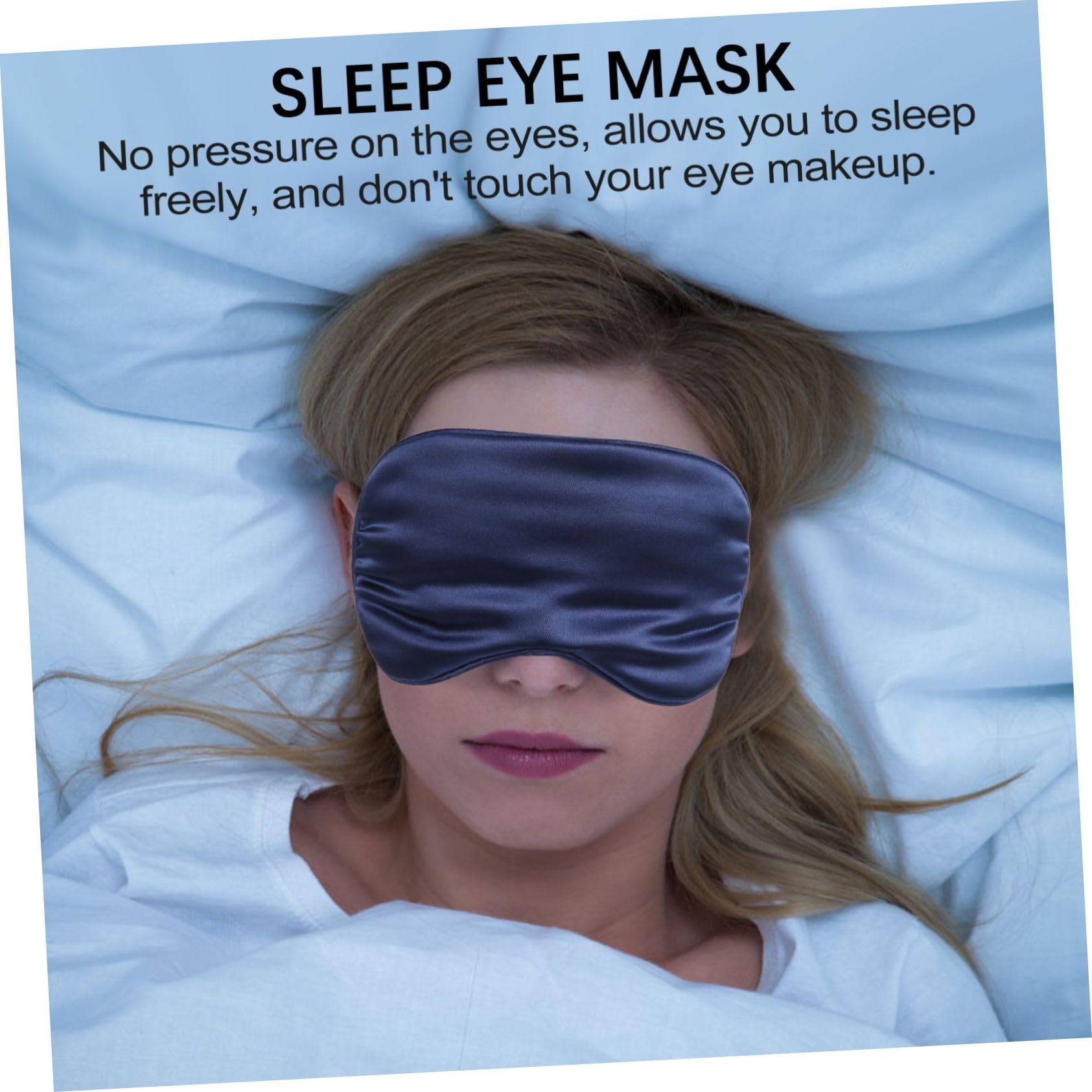 GLEAVI 12 Stk Blackout-Schlafmaske Augenklappe Augenmaske aus Seide Schlafauge für Frauen elastischer Gürtel lidschatten Schlafmaske aus Seide schlafender Augenschirm nachts