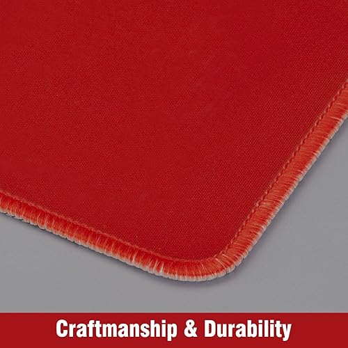 Miniatura 9 de Biouai MTG - Tapete de juego para juego de cartas TCG, 2 alfombrillas de juego cosidas negras con tubo para juego de cartas, MTG, Yugioh, Magic The