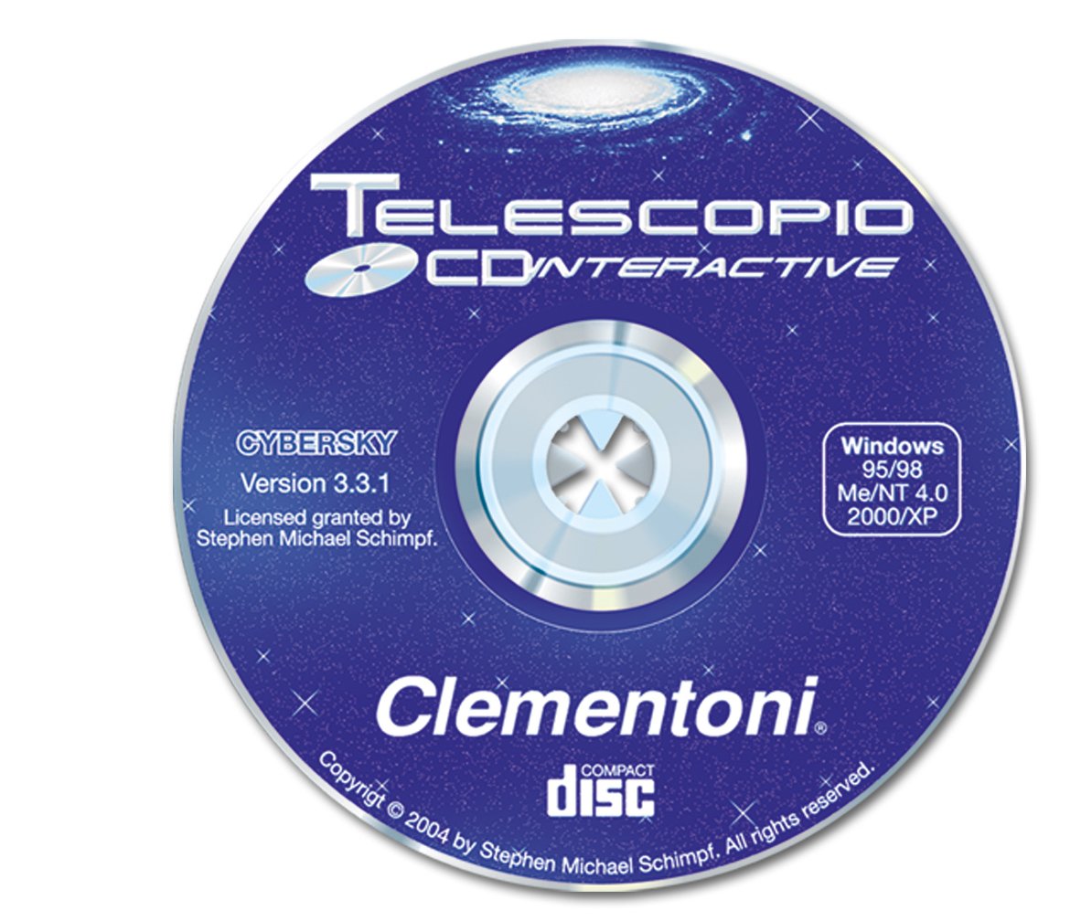 Clementoni 12710 - Scienza e Gioco, Il Telescopio Cd-Interactive, Multicolore