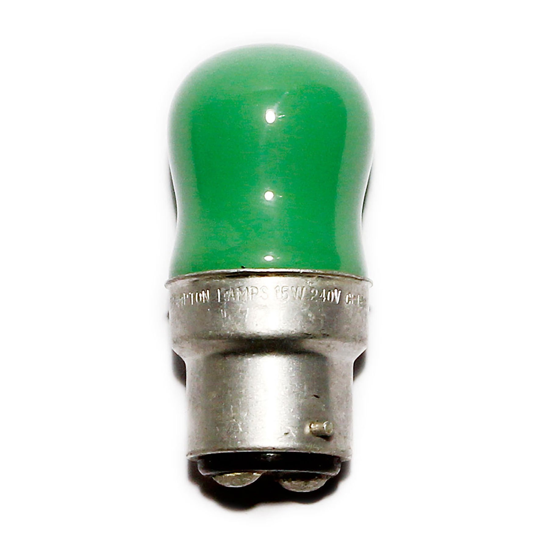 Crompton Lamps Green Pygmy 240V 15W B22d