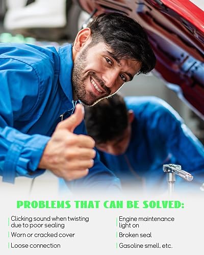 Miniatura 5 de GS3L-42-250B Tapa de gasolina, tapa de llenado de tanque de combustible para Mazda 3 2011-2013, 6 2009-2011, CX-7 2010-2012, CX-9 2007-2012 2015,