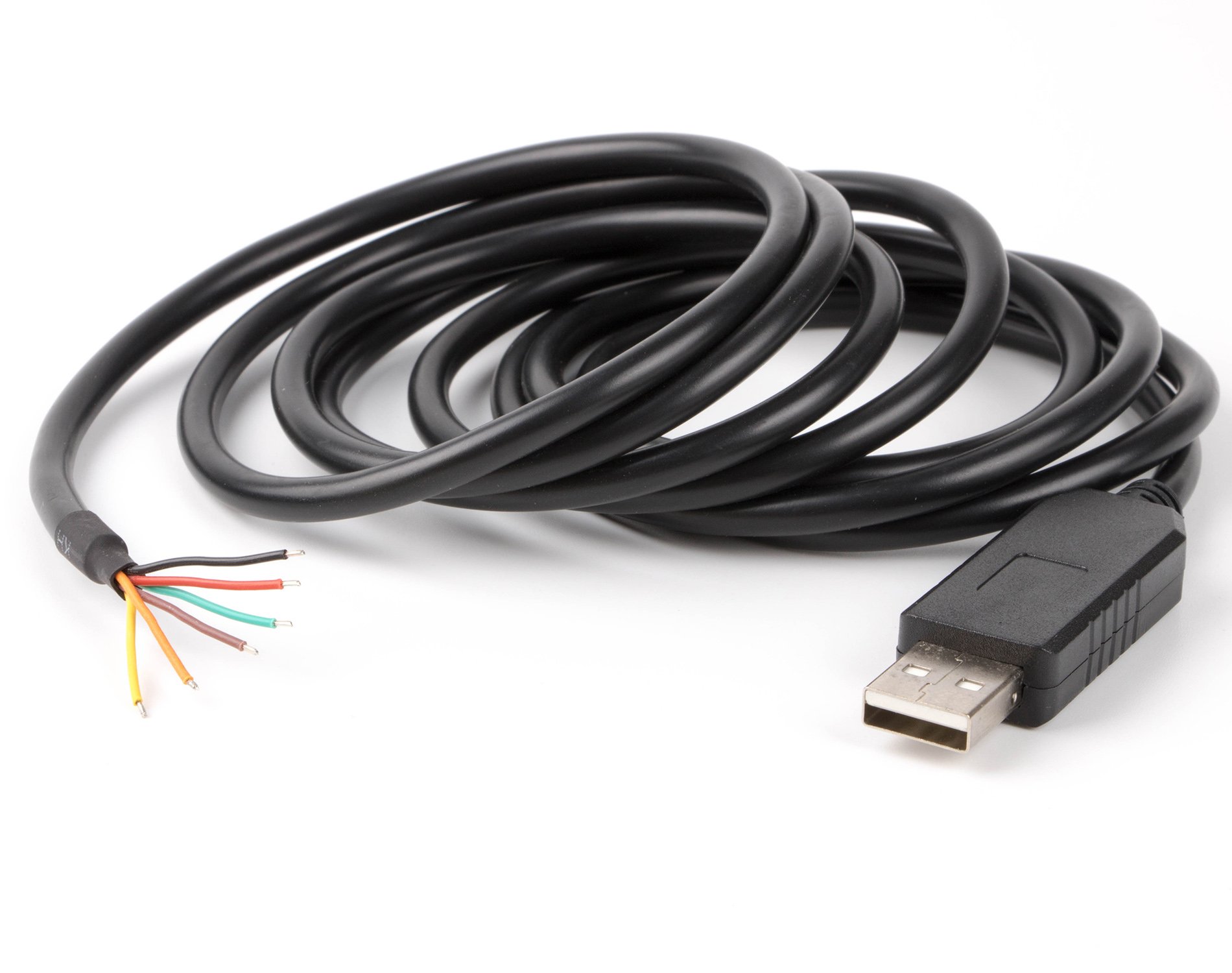 Câble convertisseur USB-TTL SER 5 V Extrémité du fil – TTL-232R-5V-WE