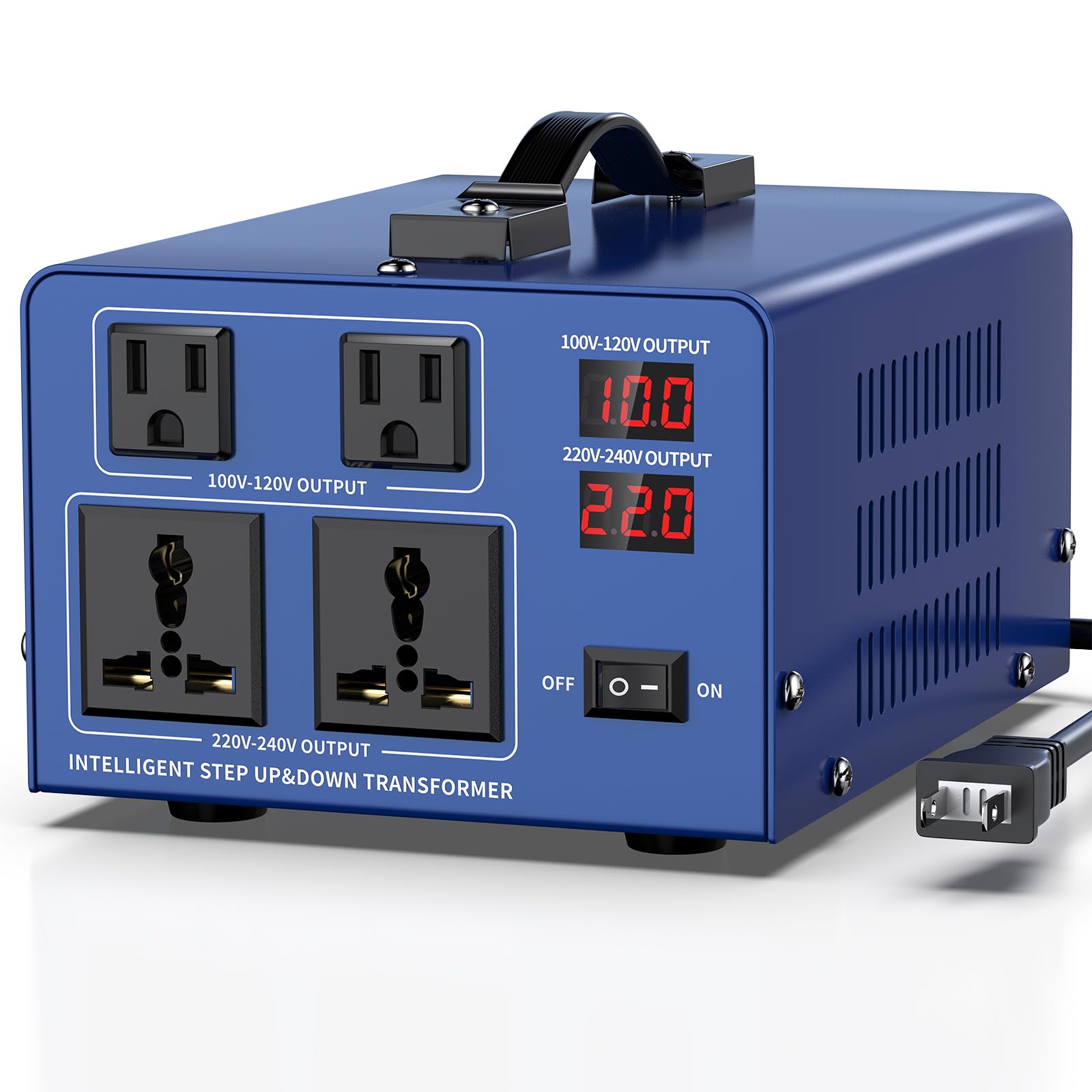 Amazon.co.jp: JARXIOKE 1000W 変圧器 100Vから220V アップトランス
