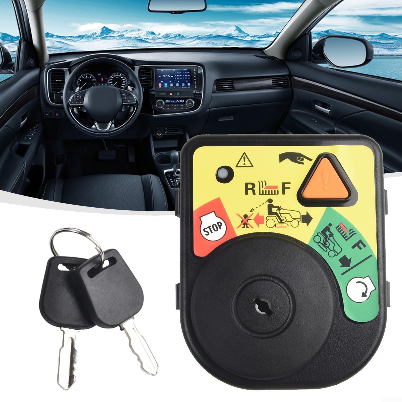 Interruptor de encendido con llave de repuesto, interruptor de encendido y llave, llave de encendido, interruptor de llave para Cub Cadet para 925-06119 725-04227 725-04230