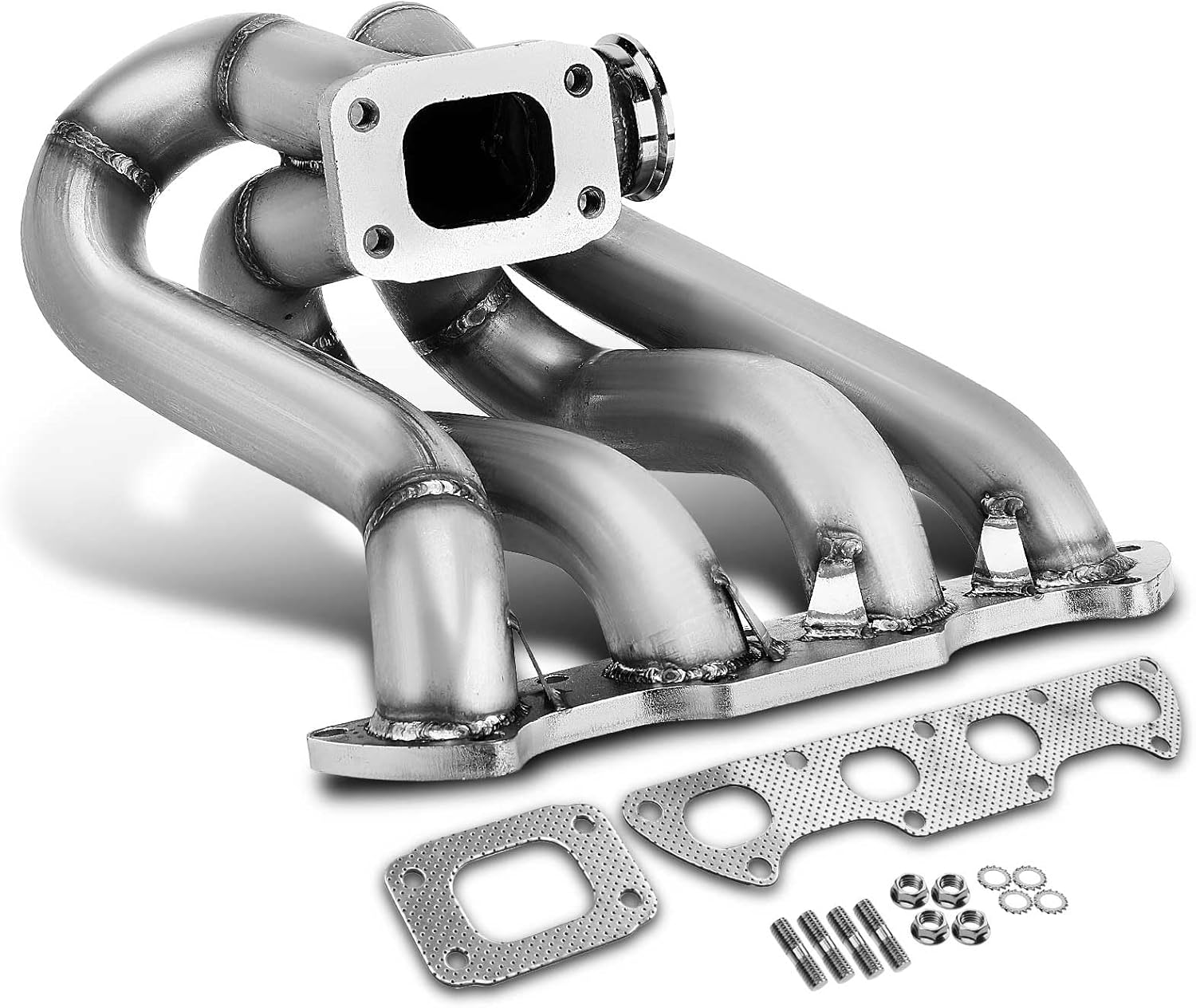 A-Premium Left Side Engine Exhaust Manifold W/Gasket & Studs & Nuts & Washers [1.5L 1.6L 1.8L] Compatible with Honda Civic 1988-2000, Civic del Sol 1993-1997 & Acura Integra 1990-2001