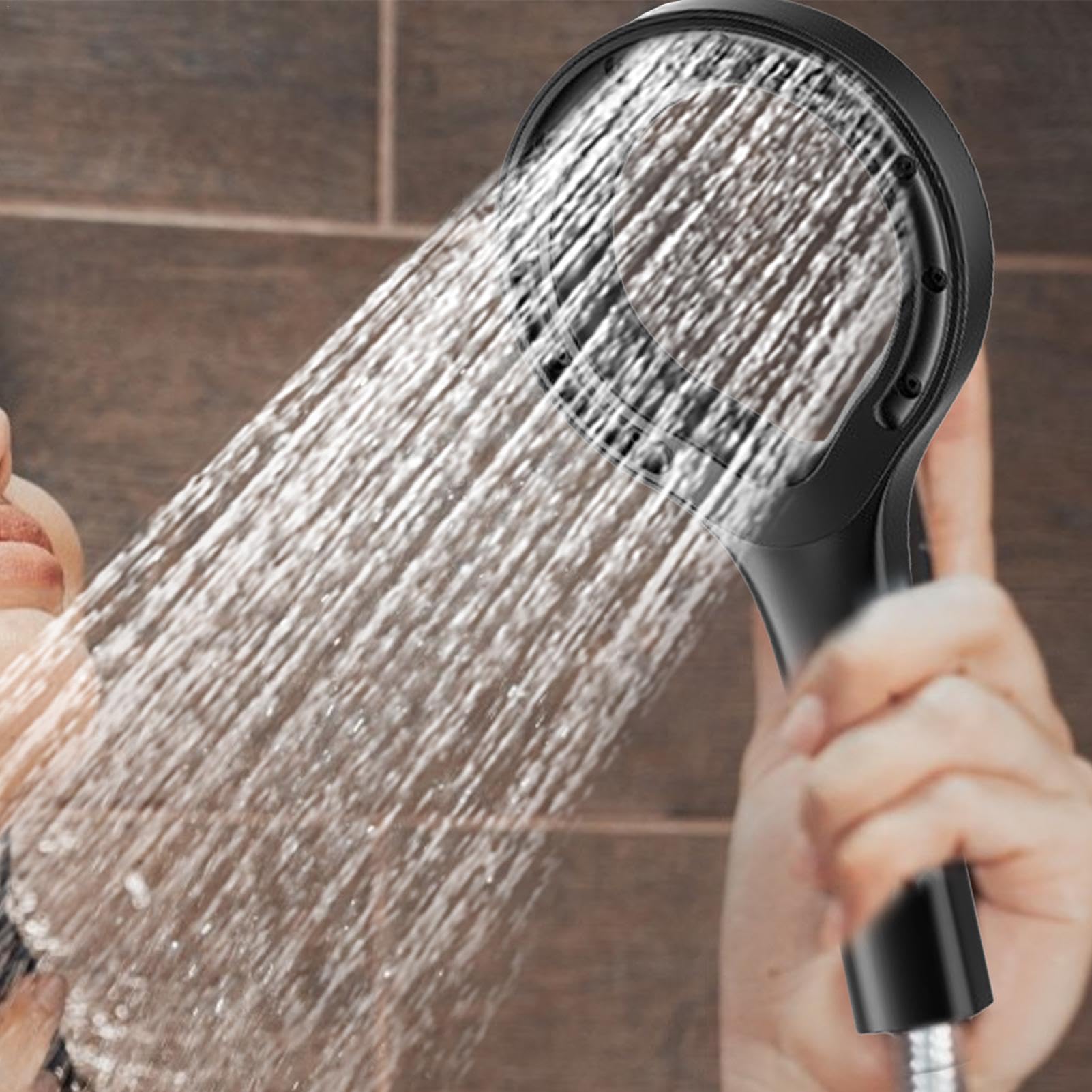 Soffione doccia ad alta pressione, filtro per soffione doccia da bagno | Bagno Potente soffione doccia portatile Spray - Soffione doccia booster per casa, bagno, hotel, appartamento,