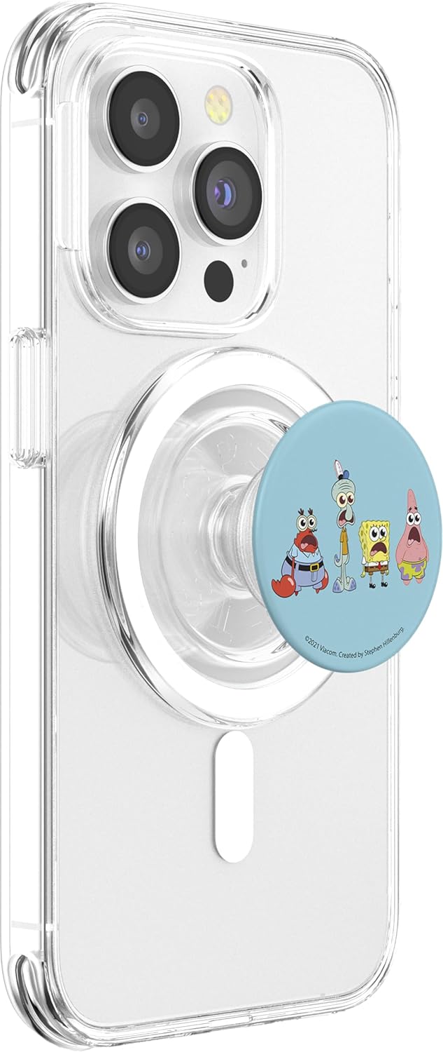 Spongebob Squarepants Group Stare PopSockets PopGrip for MagSafe