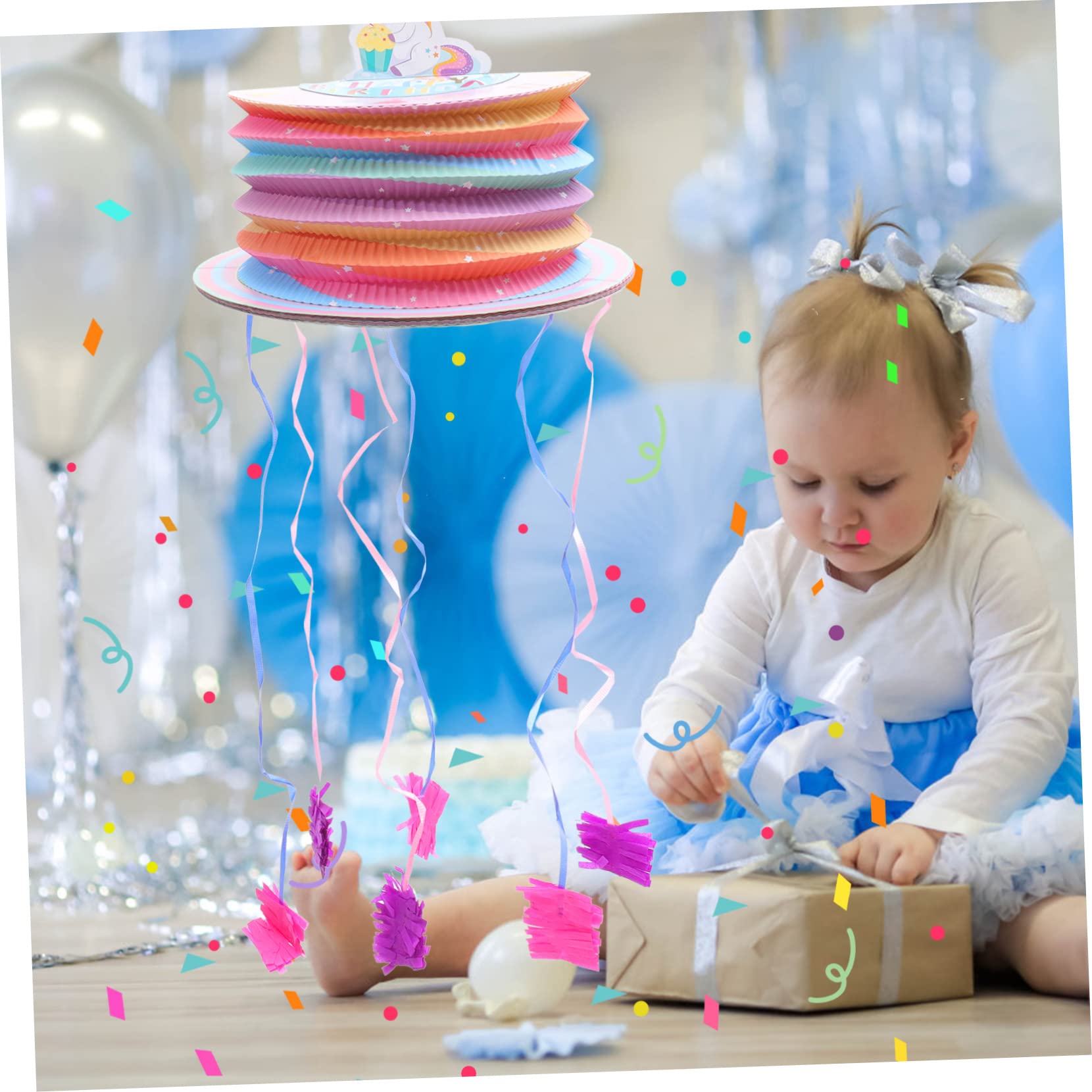 UPKOCH 3pezzi Festive Pull String Per Decorazione Per Compleanni e Celebrazioni e Adulti Accessorio Per Festivi