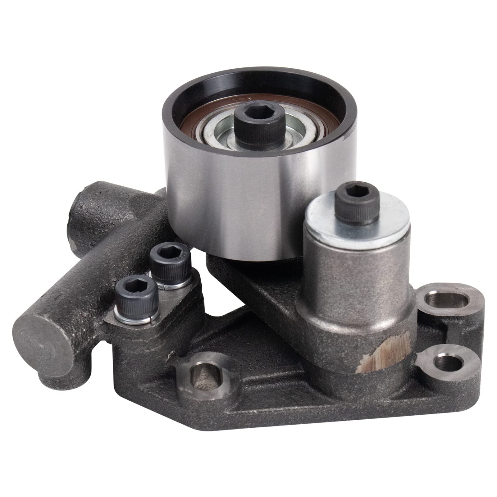 TRQ Timing Belt Tensioner Adjuster with Roller Pulley Compatible with J30 Nissan-image-34