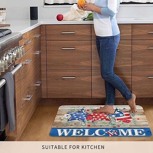 Vista 462 de Tapete de Feliz Navidad, tapete antideslizante para puerta delantera, baño, cocina, dormitorio, patio, entrada, 16 x 24 pulgadas, rojo, negro y verde