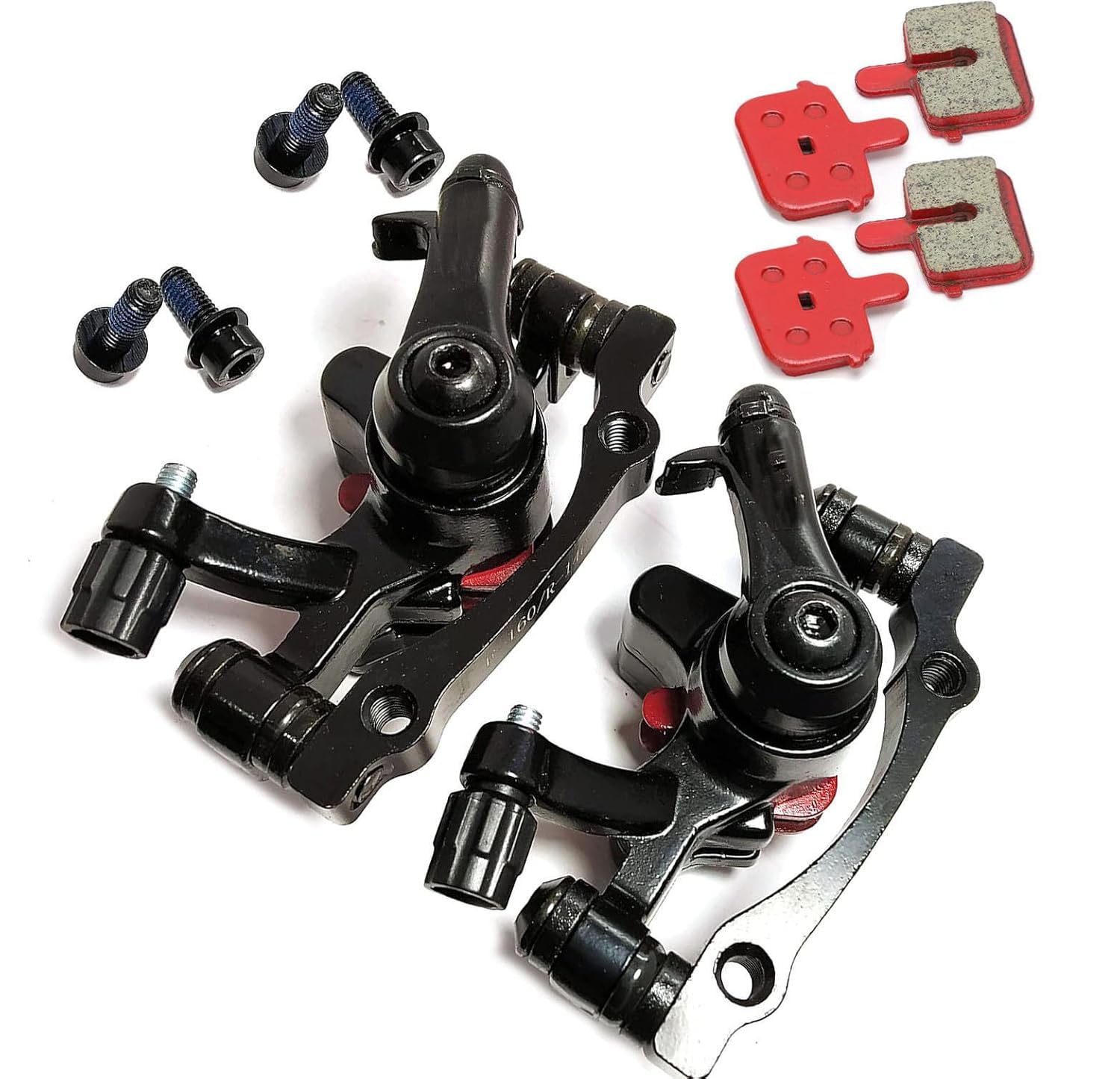 Universal Front & Rear Mechanical Disc Brake Set for Bicycles | Caliper with Semi-Metallic Brake Pads | Compatible with MTB, Road & Hybrid Bikes (Set of 2) (Disc Brake Machine)-picture-16