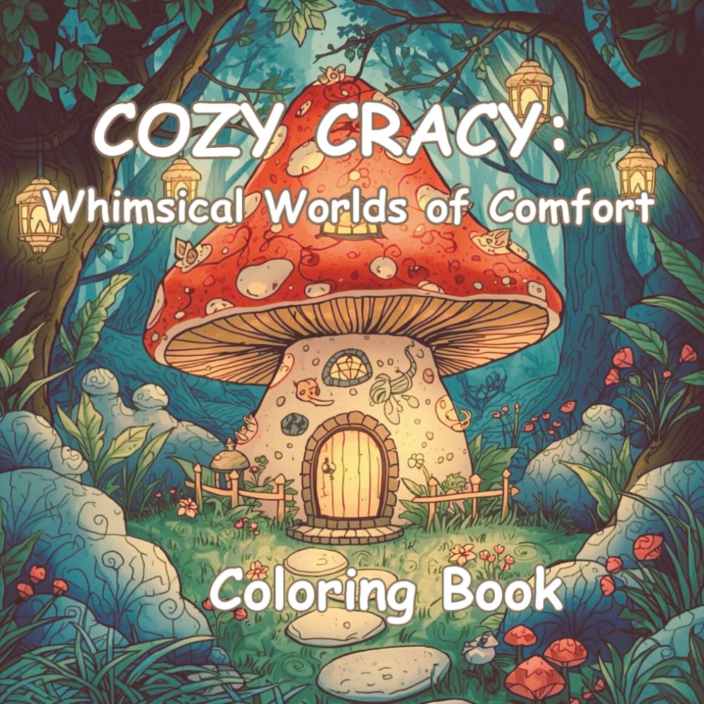 COZY CRACY: Whimsical Worlds of Comfort: A Coloring Escape into Cozy Fantasia, Micro Magic & Soft Textures