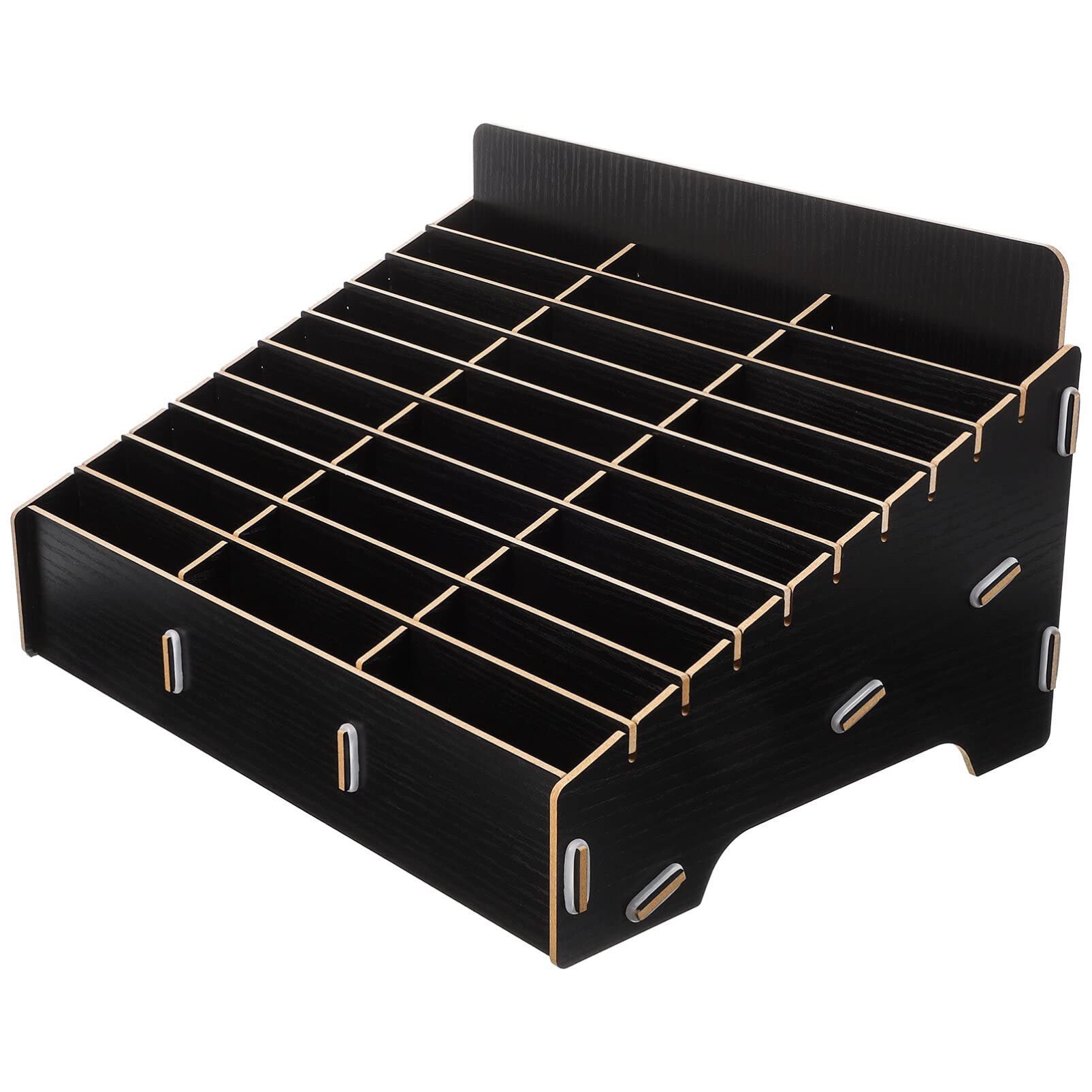 Support de rangement en bois téléphone portable et accessoires de bureau