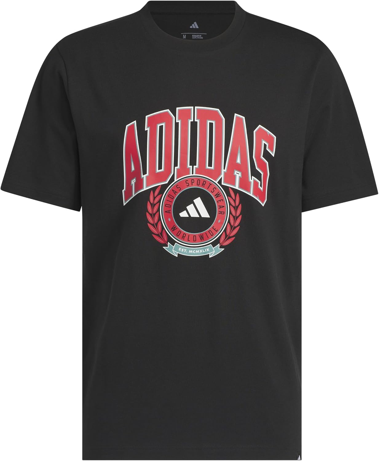 Adidas Mens Varsity Crest Graphic T-Shirt