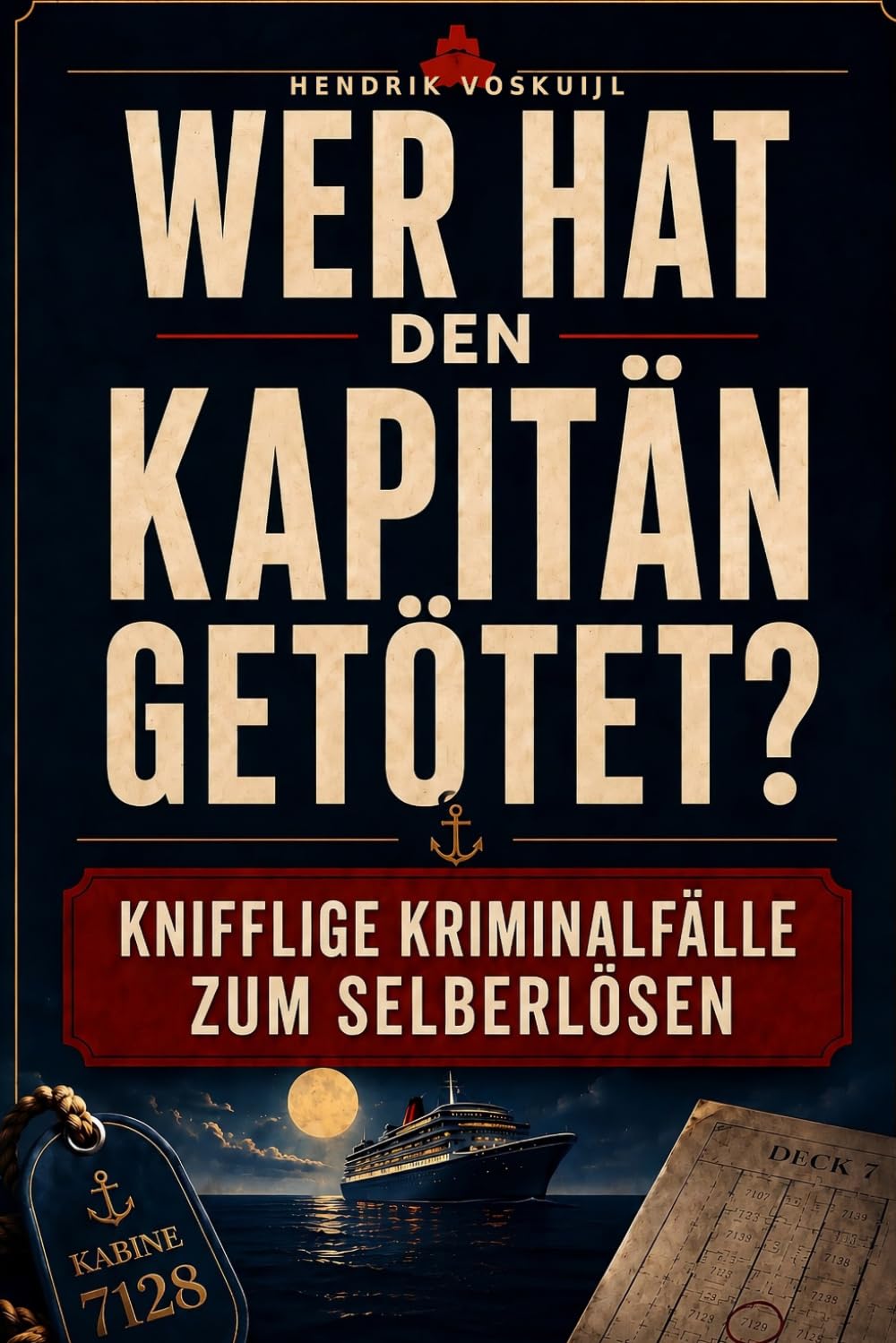 Wer hat den Kapitän getötet? Das interaktive Krimi-Rätselbuch auf hoher See – Entlarve Lügen, knacke Alibis und finde den Täter