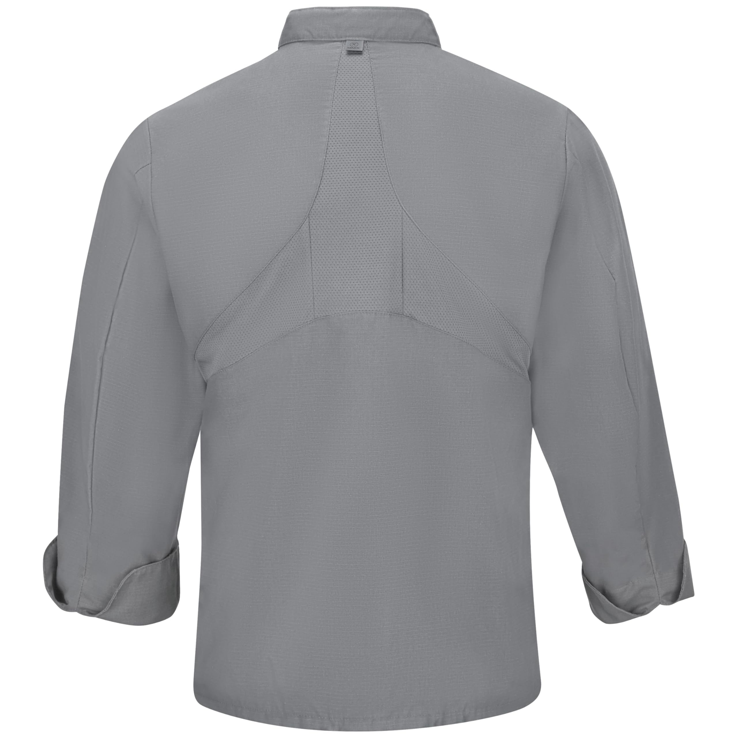 Red Kap Long Sleeve Ten Button Chef Coat with Mimix and Oilblok Chaqueta Hombre