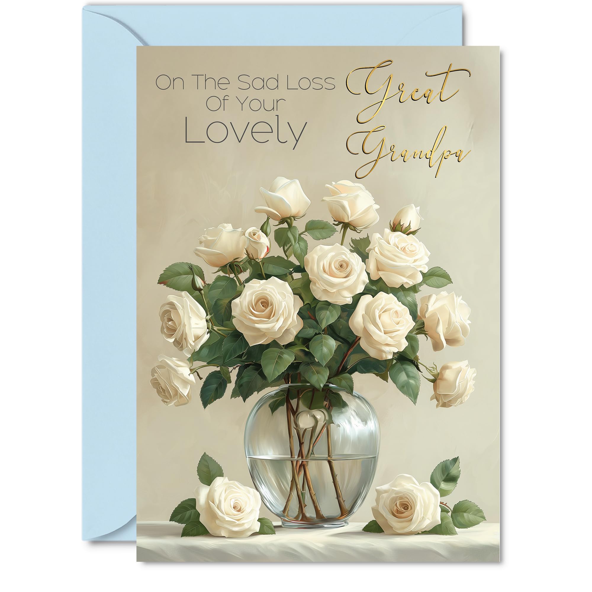 Sympathy Cards Loss of Great Grandpa, Lovely Great Grandpa Condolences Card