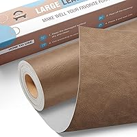 Vista 38 de Kit de reparación de cuero para muebles de 4 x 63 pulgadas, parche de reparación de cinta de cuero autoadhesivo para sofá, kit de parches