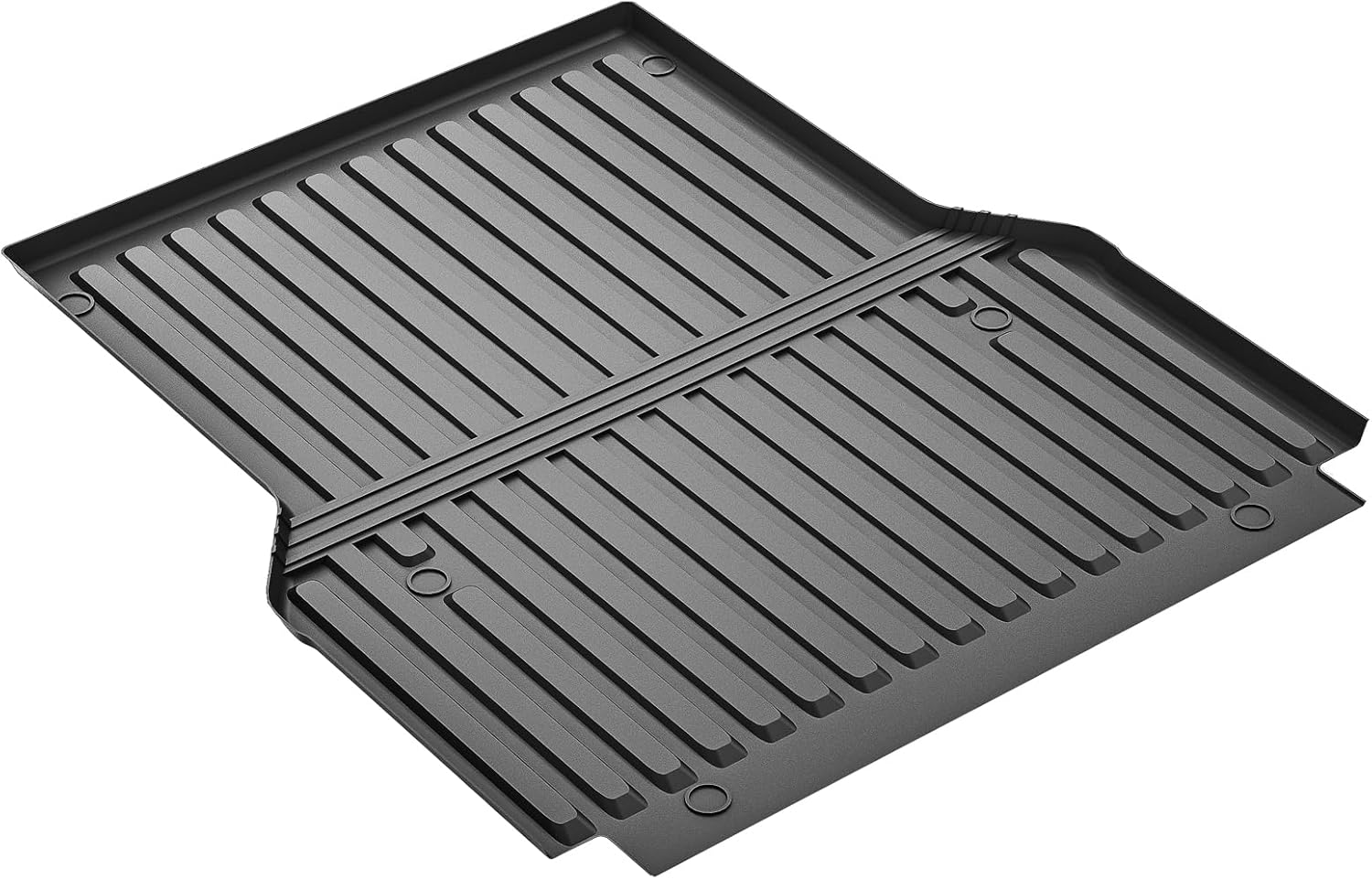 IKON MOTORSPORTS TPE Truck Bed Mat, Compatible with 2005-2023 Toyota Tacoma 5ft Short Bed, Custom Fit All Weather Protection Heavy Duty 3D Molded Rear Cargo Trunk Tray Mat Protector Liner 1PC, Black