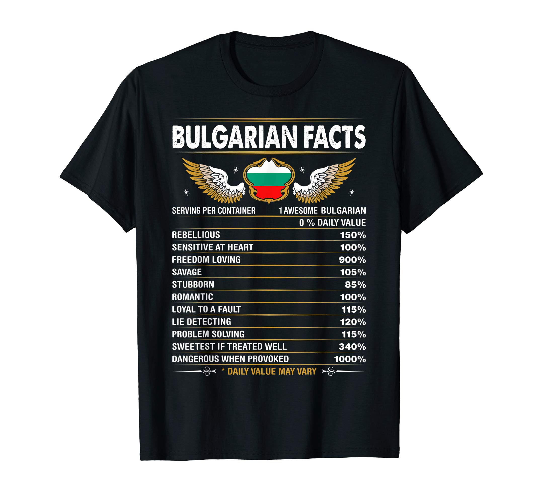 Bulgarian Facts Stubborn Romantic Problem Solving Tshirt