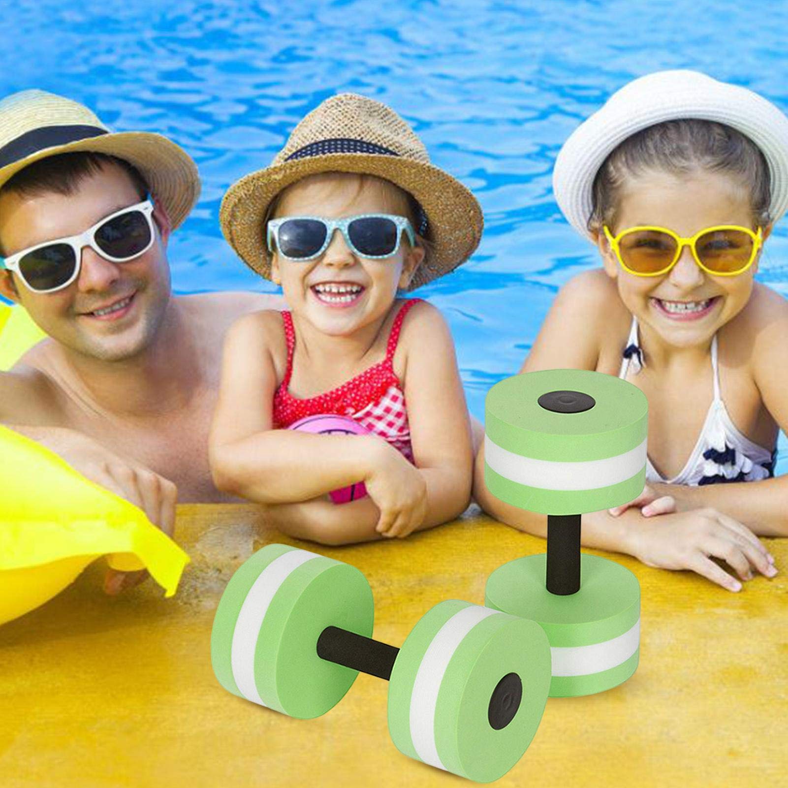 Manubri Galleggianti Per Acqua Alomejor - Rosa E Bianco, Per Fitness In Piscina - Foto 5