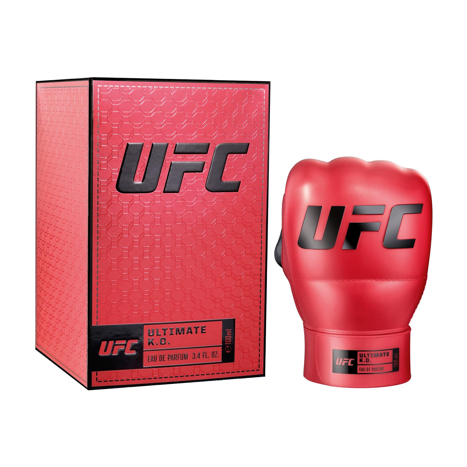 UFC Ultimate K.O. Perfumes Hombre 100ml | Eau de Parfum, Fragancia Ambarina, Aromática y Amaderada, Colonia Hombre