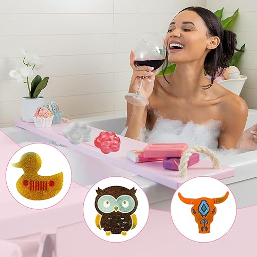 Miniatura 6 de 4 pcs Silicone Freshie Soap Molds for Homemade Craft Soap Mold, Cake Chocolate Mold ＆ Ice Cube Tray