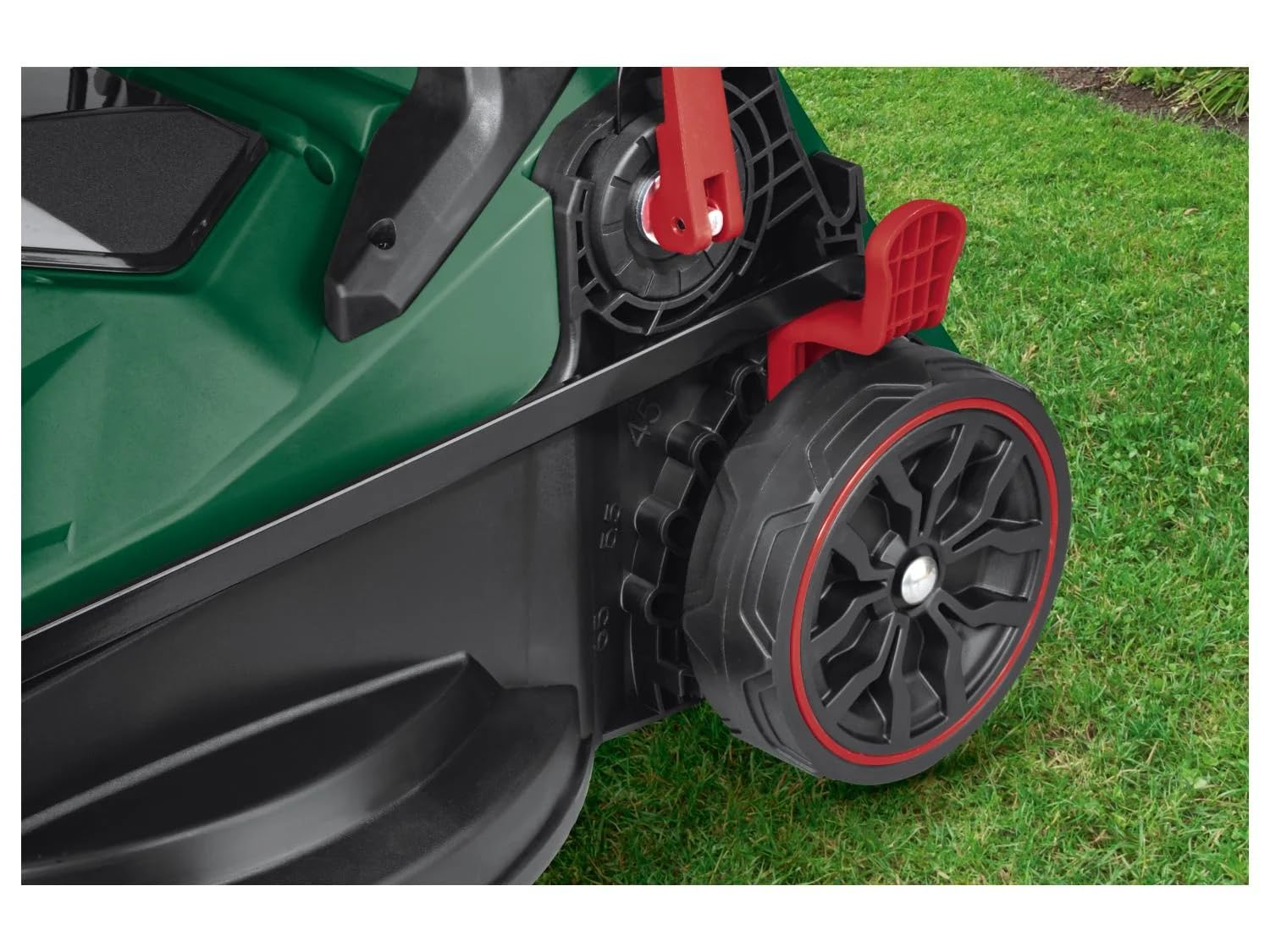 Parkside® 20 V kosiarka akumulatorowa PRMA 20-Li B2, bez akumulatora i ładowarki, szerokość cięcia: 33 cm, do trawników o powierzchni do ok. 200 m²