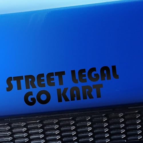 Miniatura 6 de Street Legal Go Kart - Calcomanía de vinilo para Mini Cooper, color a elegir - gris