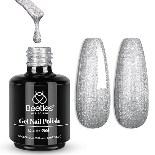 Miniatura 460 de Beetles - Esmalte de uñas en gel de 0.5 onzas fluidas (15ml), curado con lámpara LED, extracción por remojo, para arte de uñas, estética