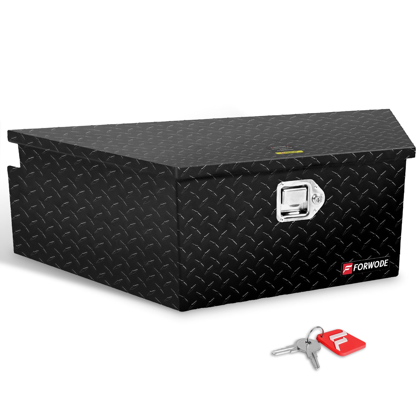 FORWODE 39 Inch Aluminum Tongue Tool Box