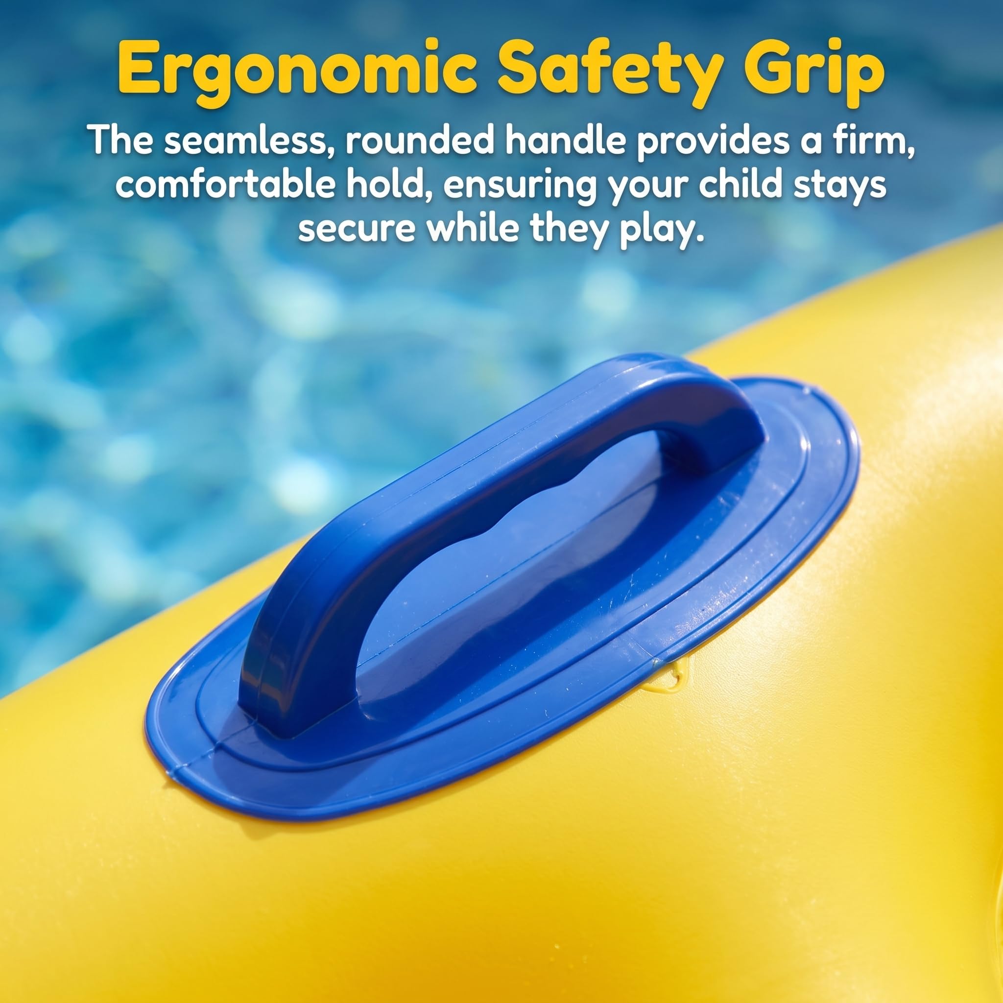 Inflatable Bodyboard Kids Boogie Board with Handles Portable Surfboard Pool Float Beach Surfing Swimming Summer Water Fun for Kids Boys Girls