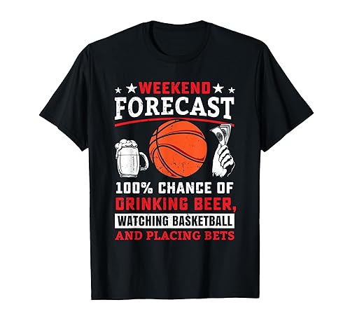 Funny Basketball Sports Betting Gambling Sports Bet Gambler T-Shirt